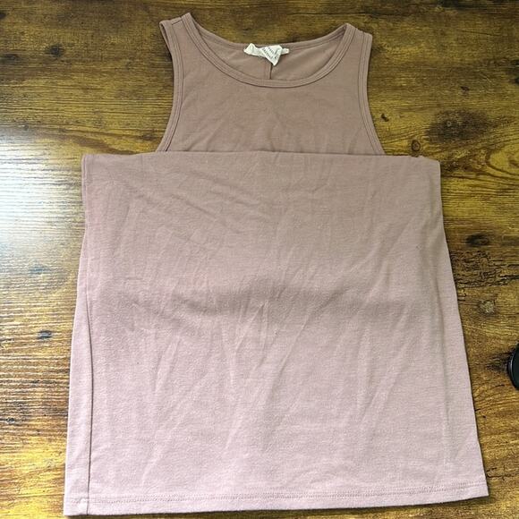 Forever 21 Light Muave Sleeveless Stretchy Swing Dress - Picture 7 of 9